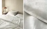Пододеяльник Zara Home, лён 100%, однотонный, 7150/088 — фото 8