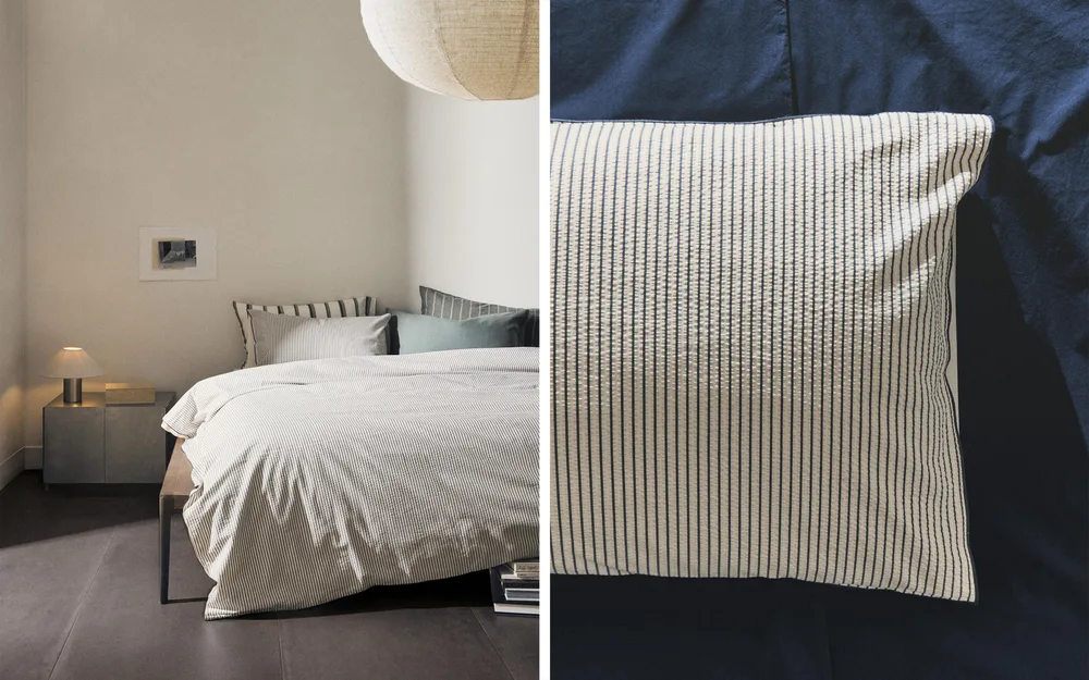 Пододеяльник Zara Home, хлопок 100%, в полоску, 4124/088