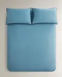 Пододеяльник Zara Home хлопок, лён 100%, однотонный, 4126/088 — фото 5