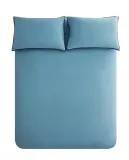 Пододеяльник Zara Home хлопок, лён 100%, однотонный, 4126/088 — фото 7