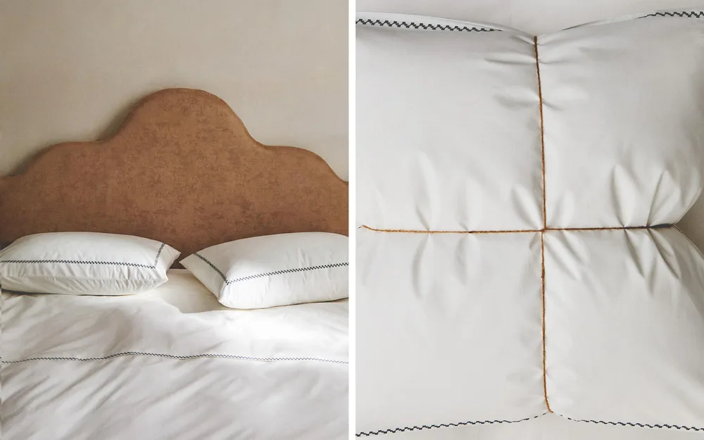 Пододеяльник Zara Home, хлопок 100%, с геометрическим принтом, 4121/088