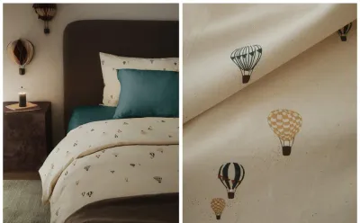 Пододеяльник Zara Home, хлопок 100%, однотонный, 2610/088