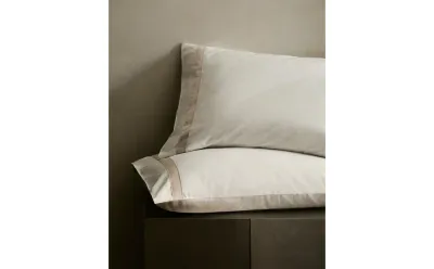 Наволочка Zara Home сатин, хлопок 100%, однотонный, 6117/091