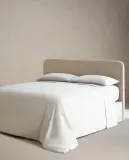 Пододеяльник Zara Home хлопок, лён 100%, однотонный, 6150/088 — фото 6