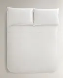 Пододеяльник Zara Home хлопок, лён 100%, однотонный, 6150/088 — фото 8