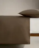 Пододеяльник Zara Home сатин, хлопок 100%, однотонный, 6173/088 — фото 5