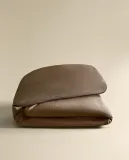 Пододеяльник Zara Home сатин, хлопок 100%, однотонный, 6173/088 — фото 7