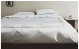 Пододеяльник Zara Home, хлопок 95%, лён 6%, однотонный, 9136/088 — фото 2