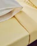 Простыня на резинке Zara Home хлопок, лён 100%, однотонный, 3115/900 — фото 2