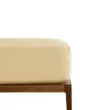 Простыня на резинке Zara Home хлопок, лён 100%, однотонный, 3115/900 — фото 6