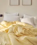 Пододеяльник Zara Home хлопок, лён 100%, однотонный, 3115/088 — фото 2