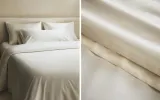Пододеяльник Zara Home сатин, хлопок 95%, однотонный, 6174/088 — фото 1