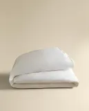 Пододеяльник Zara Home сатин, хлопок 95%, однотонный, 6174/088 — фото 5