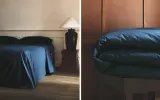 Пододеяльник Zara Home перкаль, хлопок 100%, однотонный, 2100/088 — фото 1