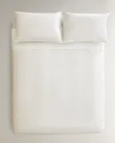 Пододеяльник Zara Home сатин, хлопок 100%, однотонный, 0056/088 — фото 2