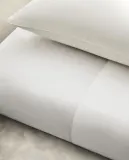 Простыня на резинке Zara Home сатин, хлопок 100%, однотонный, 0056/095 — фото 2