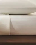 Простыня на резинке Zara Home перкаль, хлопок 100%, однотонный, 0020/900 — фото 3
