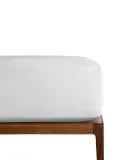 Простыня на резинке Zara Home перкаль, хлопок 100%, однотонный, 0020/900 — фото 8