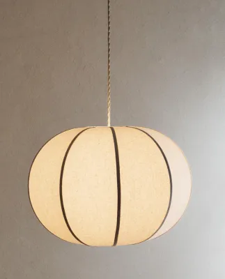 Zara Home Потолочный светильник, цвет экрю, 24.5 см