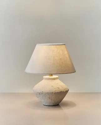 Zara Home Настольная лампа, цвет экрю, 27 см