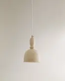 Zara Home Потолочный светильник, цвет бежевый, 19 см — фото 6