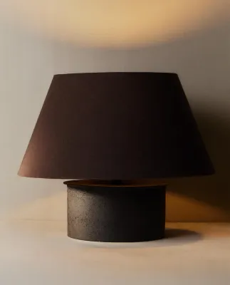 Zara Home Настольная лампа, цвет коричневый, 33 см