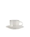 Zara Home чайная пара из боросиликатного стекла, цвет серебристый, 15 см — фото 5
