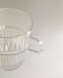 Zara Home чашка из стекла, цвет прозрачный, 10.2 см — фото 3