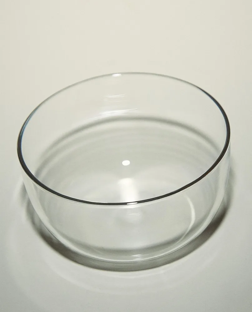 Zara Home миска из боросиликатного стекла, цвет серебристый, 9.5 см