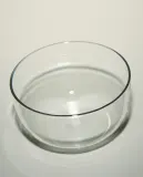 Zara Home миска из боросиликатного стекла, цвет серебристый, 9.5 см — фото 1