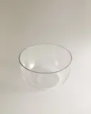 Zara Home миска из боросиликатного стекла, цвет серебристый, 9.5 см — фото 4