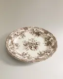 Zara Home набор столовой посуды из фаянса, цвет коричневый, 27 см — фото 5