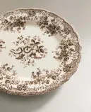 Zara Home набор столовой посуды из фаянса, цвет коричневый, 27 см — фото 6
