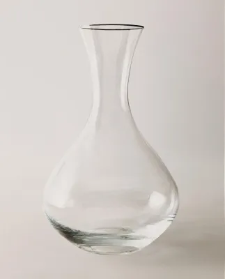 Zara Home кувшин из стекла, цвет серебристый, 26.5 см