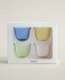 Zara Home бокал из боросиликатного стекла, цвет разноцветный, 6 см — фото 4
