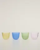 Zara Home бокал из боросиликатного стекла, цвет разноцветный, 6 см — фото 7