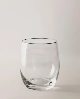 Zara Home стакан из стекла, цвет серебристый, 10 см