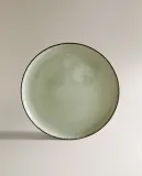 Zara Home набор столовой посуды из фарфора, цвет зелёный, 27 см — фото 1