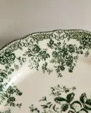 Zara Home набор столовой посуды из фаянса, цвет тёмно-зелёный, 27 см — фото 4