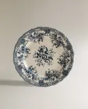 Zara Home набор столовой посуды из фаянса, цвет синий, 27 см — фото 2