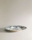 Zara Home набор столовой посуды из фаянса, цвет синий, 27 см — фото 5