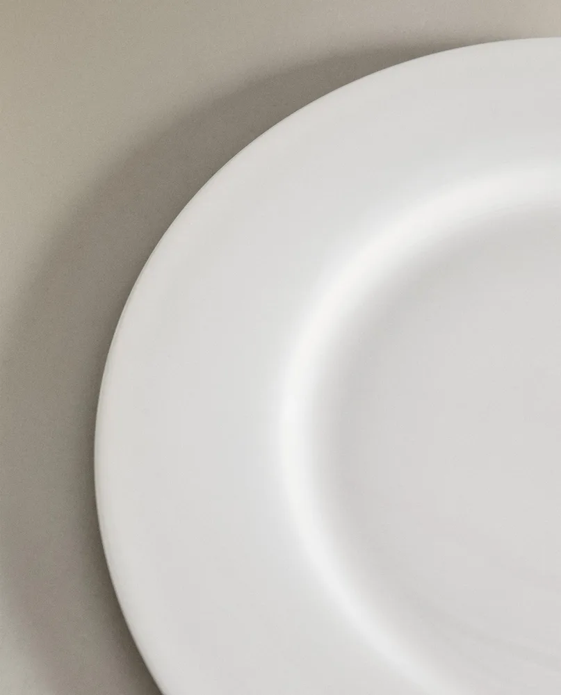 Zara Home набор столовой посуды из костяного фарфора, цвет белый, 27 см