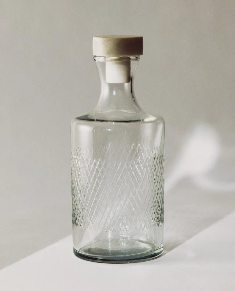 Zara Home кувшин из стекла, цвет прозрачный, 18.5 см