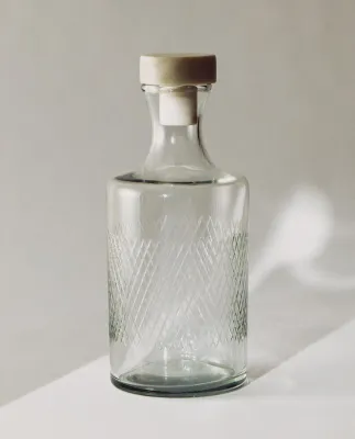Zara Home кувшин из стекла, цвет прозрачный, 18.5 см