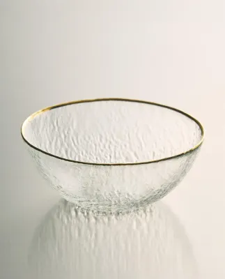 Zara Home миска из стекла, цвет прозрачный, 15 см