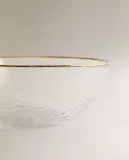 Zara Home миска из стекла, цвет прозрачный, 15 см — фото 4