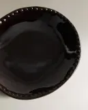 Zara Home тарелка из каменной керамики, цвет коричневый, 7.7 см — фото 3