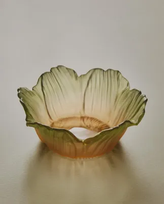 Zara Home миска из стекла, цвет зелёный, 15 см