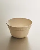 Zara Home миска из каменной керамики, цвет кремовый, 11.3 см — фото 1