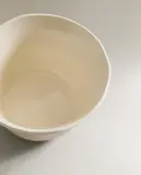 Zara Home миска из каменной керамики, цвет кремовый, 11.3 см — фото 5